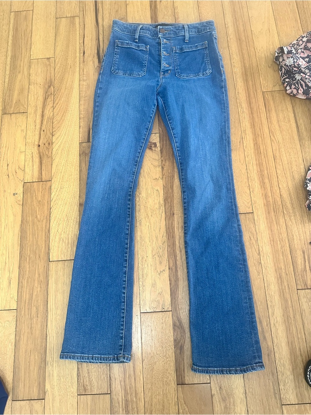 Sanctuary Women's Blue Flare Jeans with Button-Fly size 27 like new